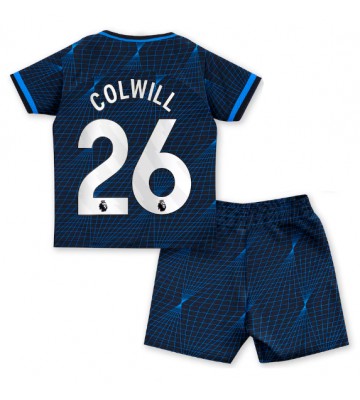 Chelsea Levi Colwill #26 Segunda Equipación Niños 2023-24 Manga Corta (+ Pantalones cortos)